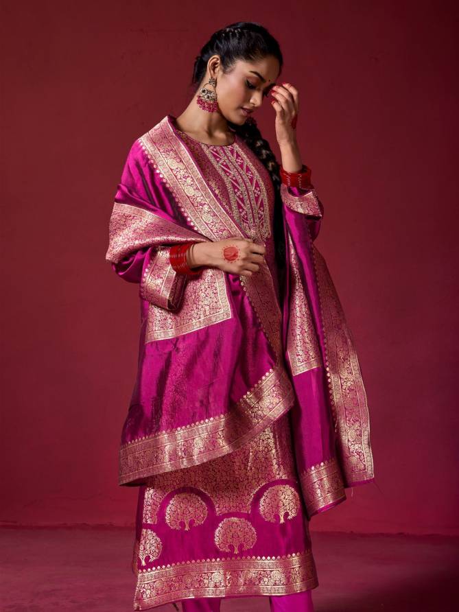 Sakhi By Ibiza Banglory Silk Embroidery Salwar Kameez Wholesale Price In Surat